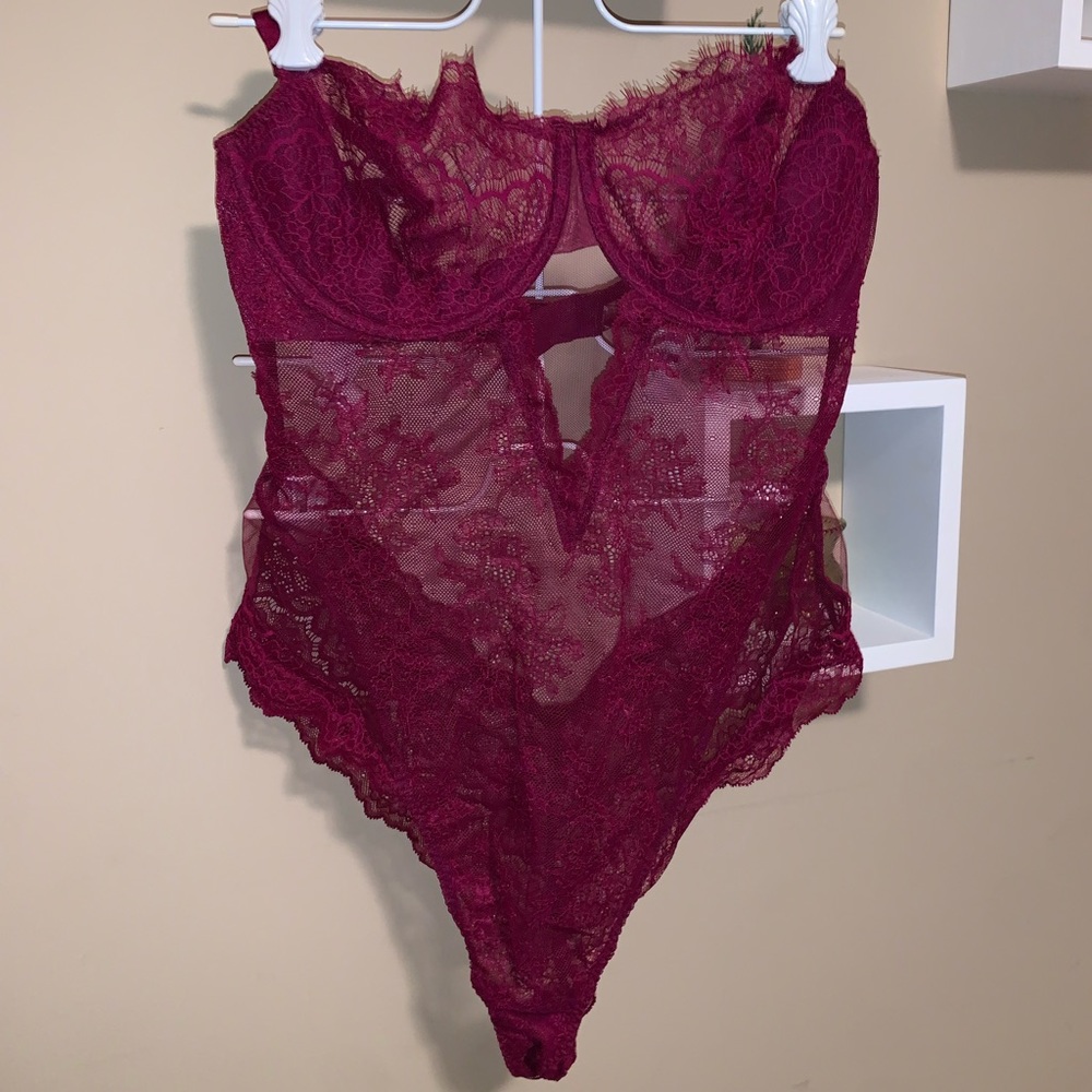 Maroon Victoria’s Secret Teddy